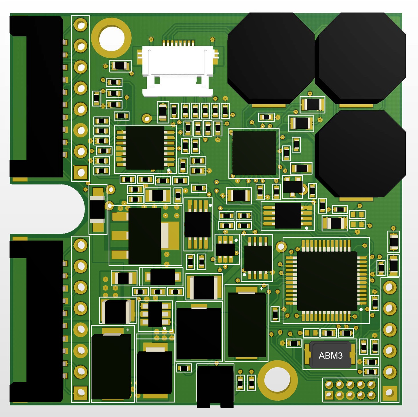 BLDC Motor Controller Top 3D