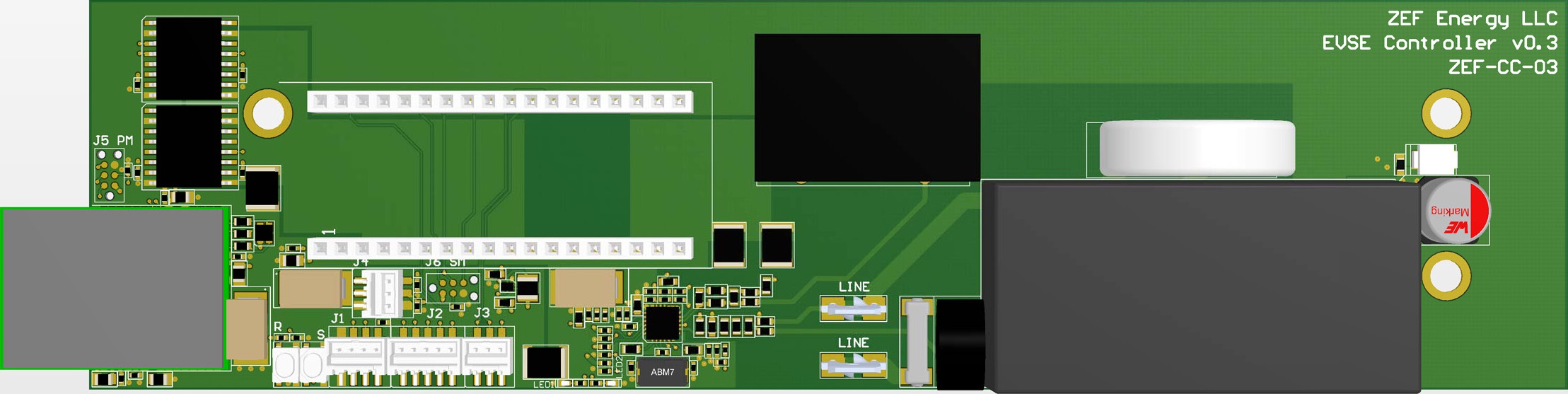 ZEF Controller Board V3I1 Top