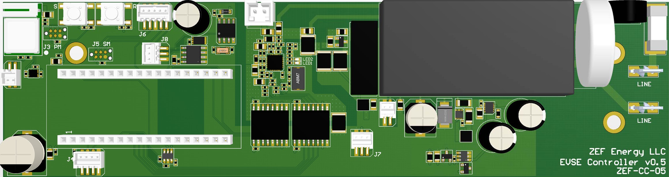 ZEF Controller Board V5I1 Top