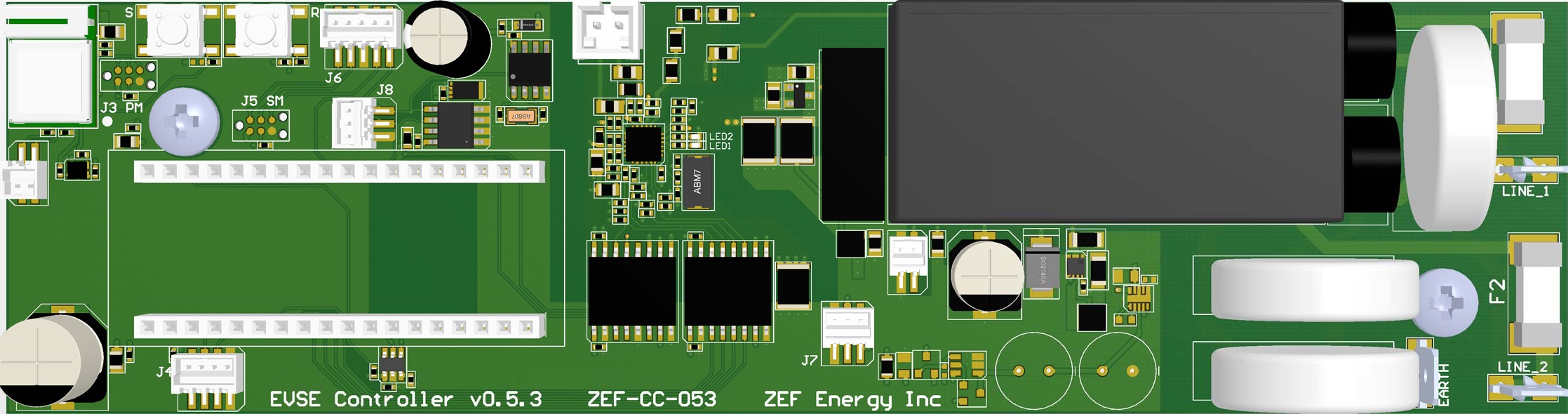 ZEF Controller Board V5I3 Top