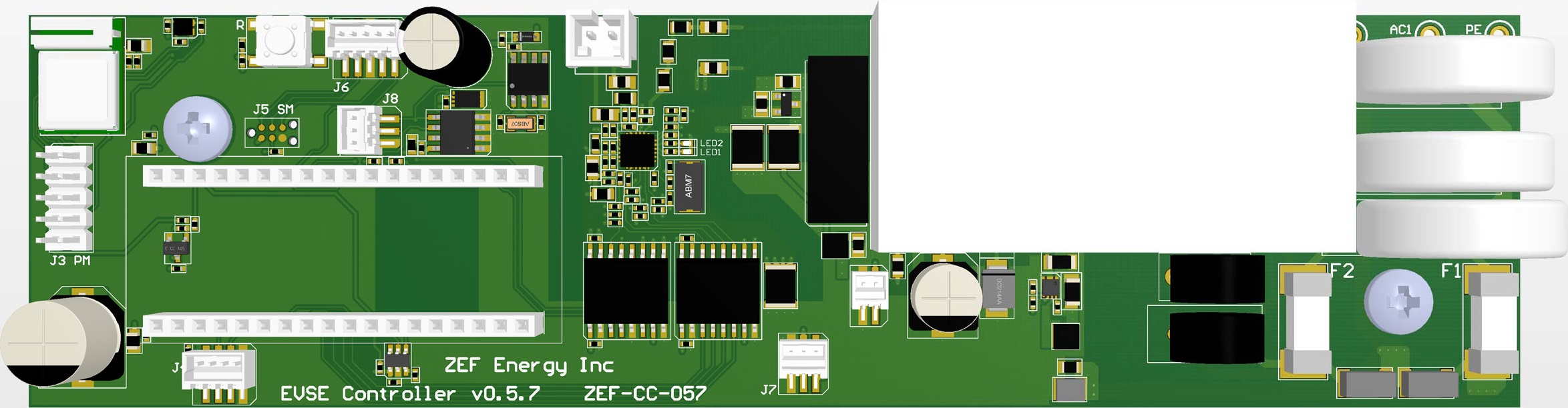 ZEF Controller Board V5I7 Top