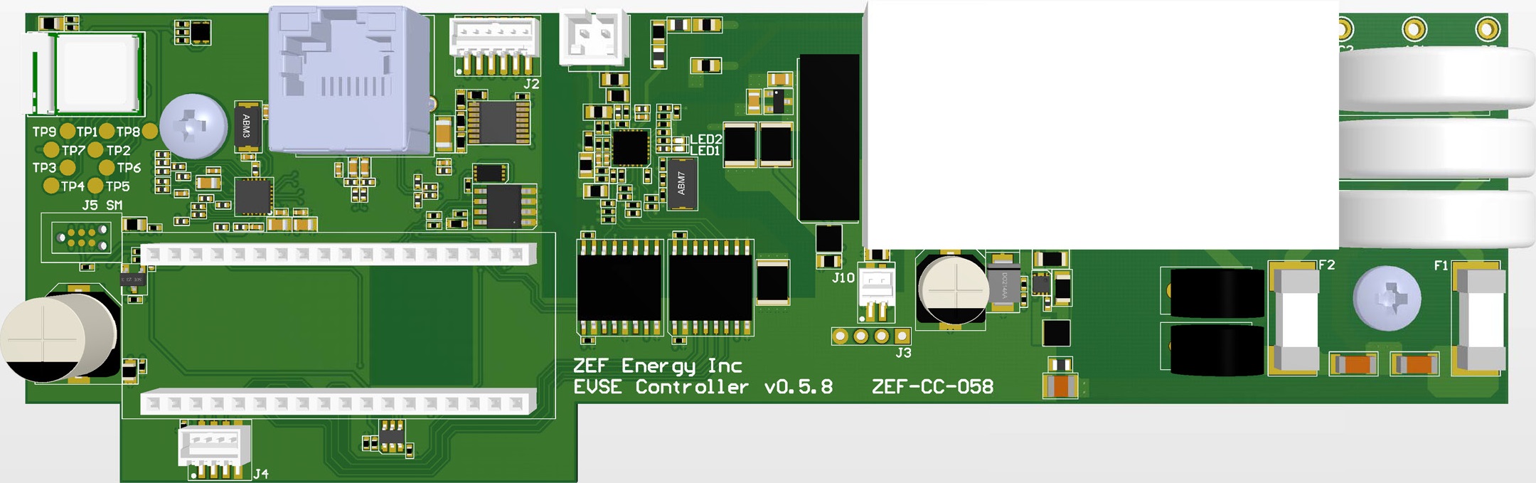 ZEF Controller Board V5I8 Top