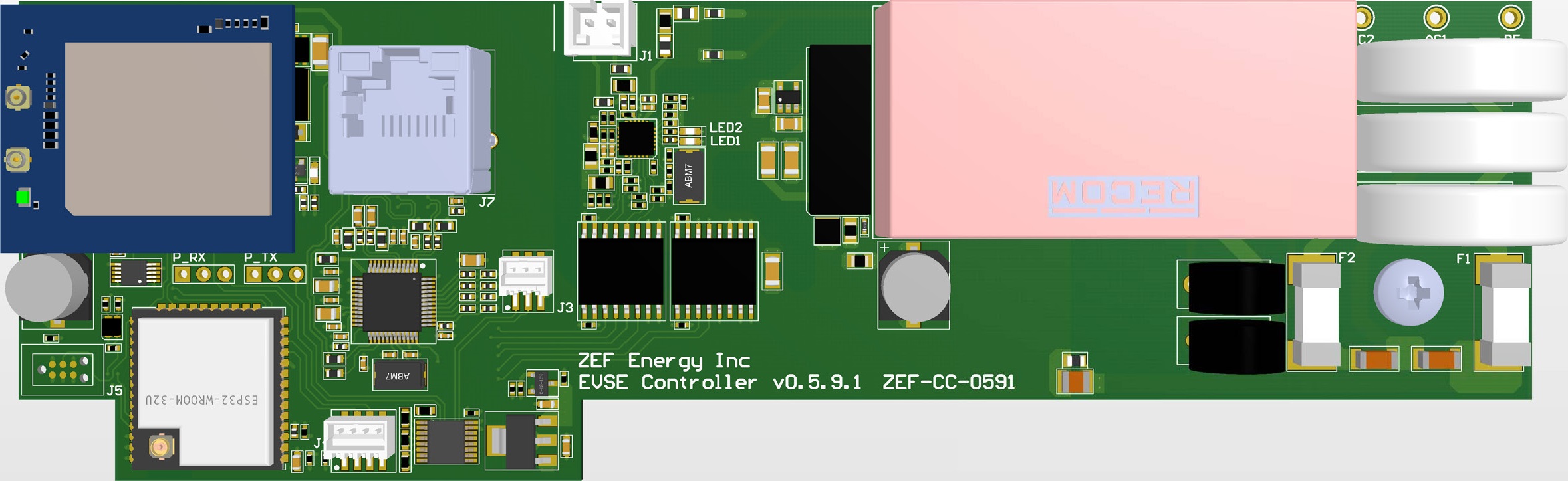 ZEF Controller Board V5I9.1 Top