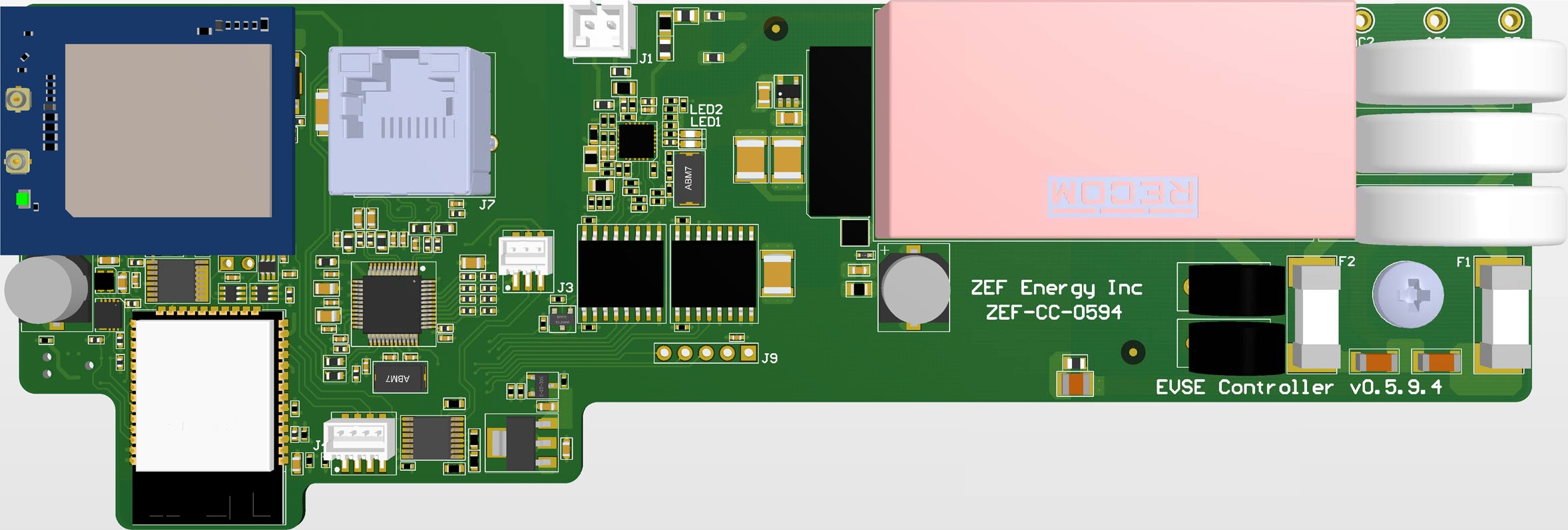 ZEF Controller Board V5I9.4 Top